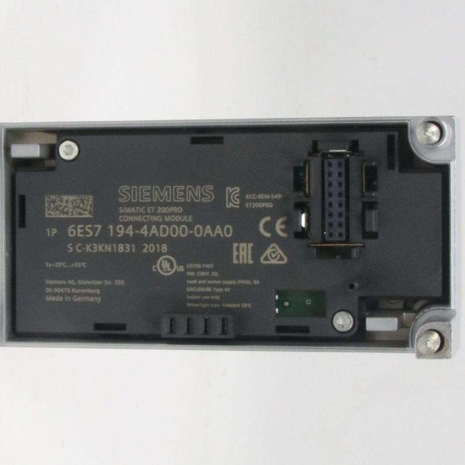 Siemens 6ES7 194 4AD00 0AA0 Connection Module-Connection Module-Used Industrial Parts