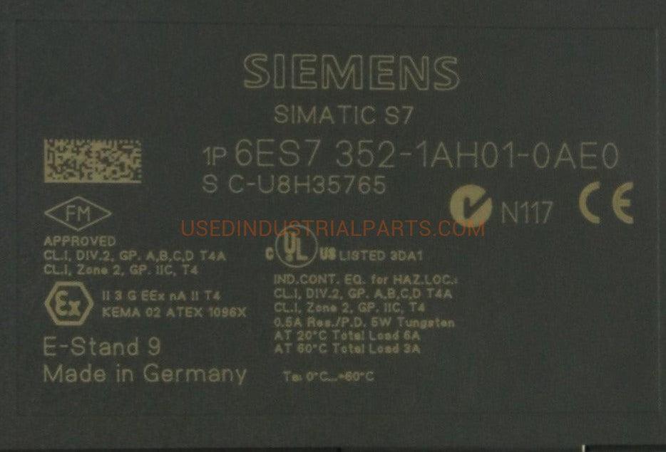 Siemens 6ES7 352-1AH01-0AE0 FM352 Cam Module-Cam Module-AD-03-07-Used Industrial Parts