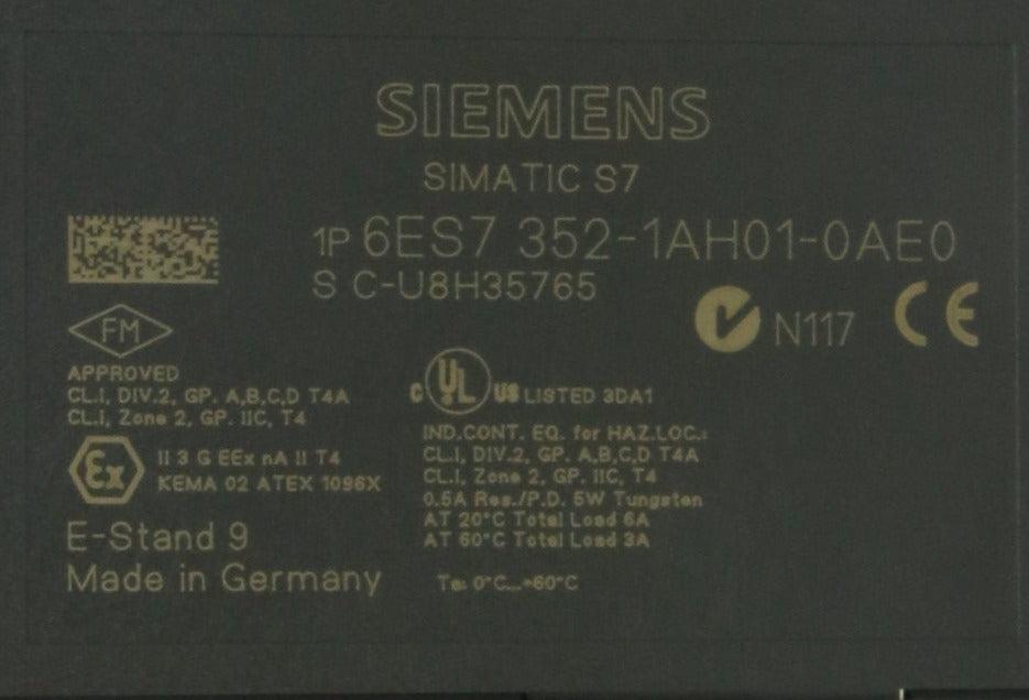 Siemens 6ES7 352-1AH01-0AE0 FM352 Cam Module-Cam Module-Used Industrial Parts
