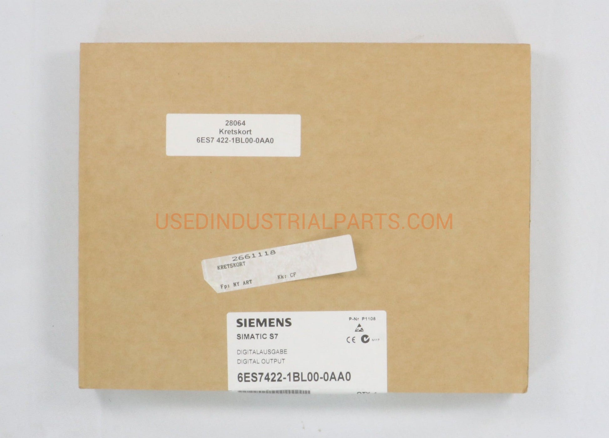 Siemens 6ES7 422-1BL00-0AA0 Digital Output Module-Digital Output Module-AD-06-08-Used Industrial Parts