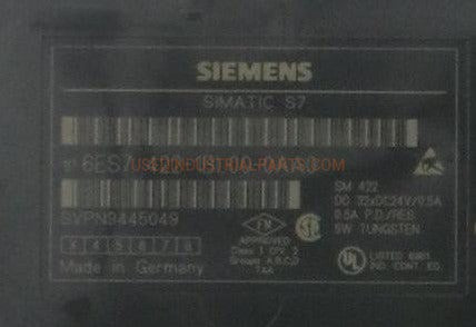 Siemens 6ES7 422-1BL00-0AA0 Digital Output Module-Digital Output Module-AE-03-02-Used Industrial Parts