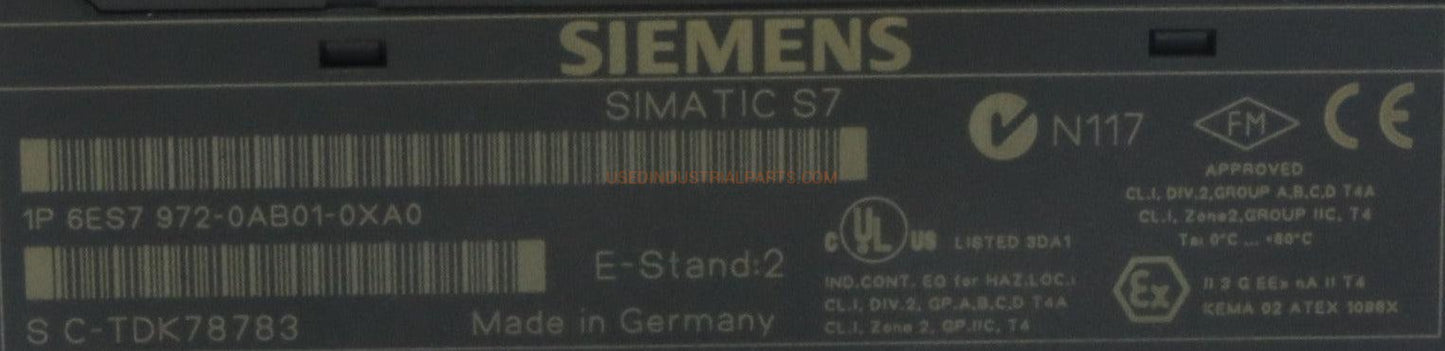 Siemens 6ES7 972-0AB01-0XA0 Diagnostic Repeater-Diagnostic Repeater-AD-03-03-Used Industrial Parts