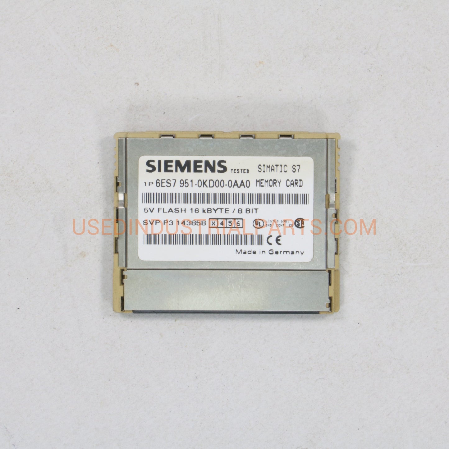 Siemens 6ES7951-0KD00-0AA0 Memory Card-Memory Card-AE-03-04-Used Industrial Parts