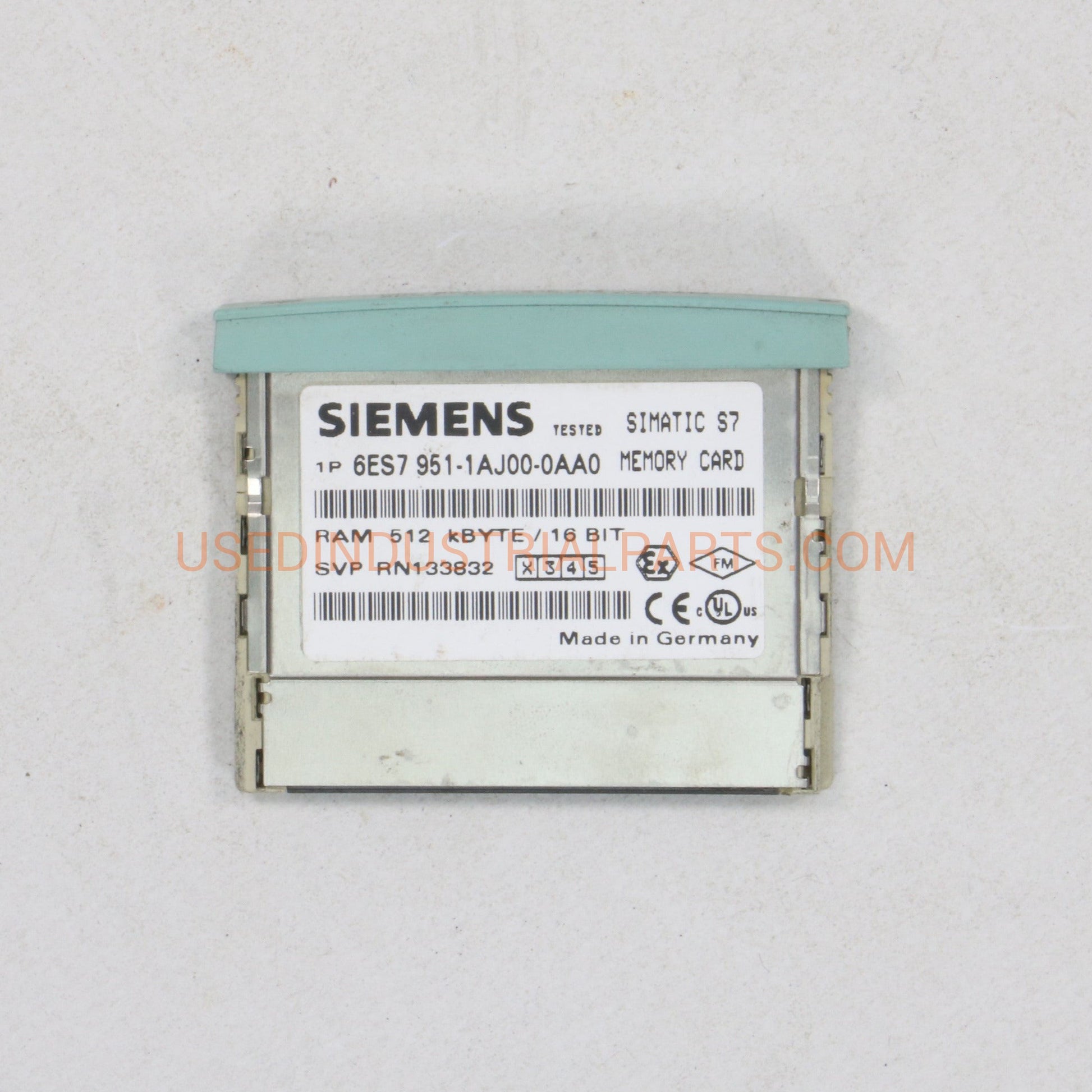 Siemens 6ES7951-1AJ00-0AA0 Memory Card-Memory Card-AE-03-04-Used Industrial Parts