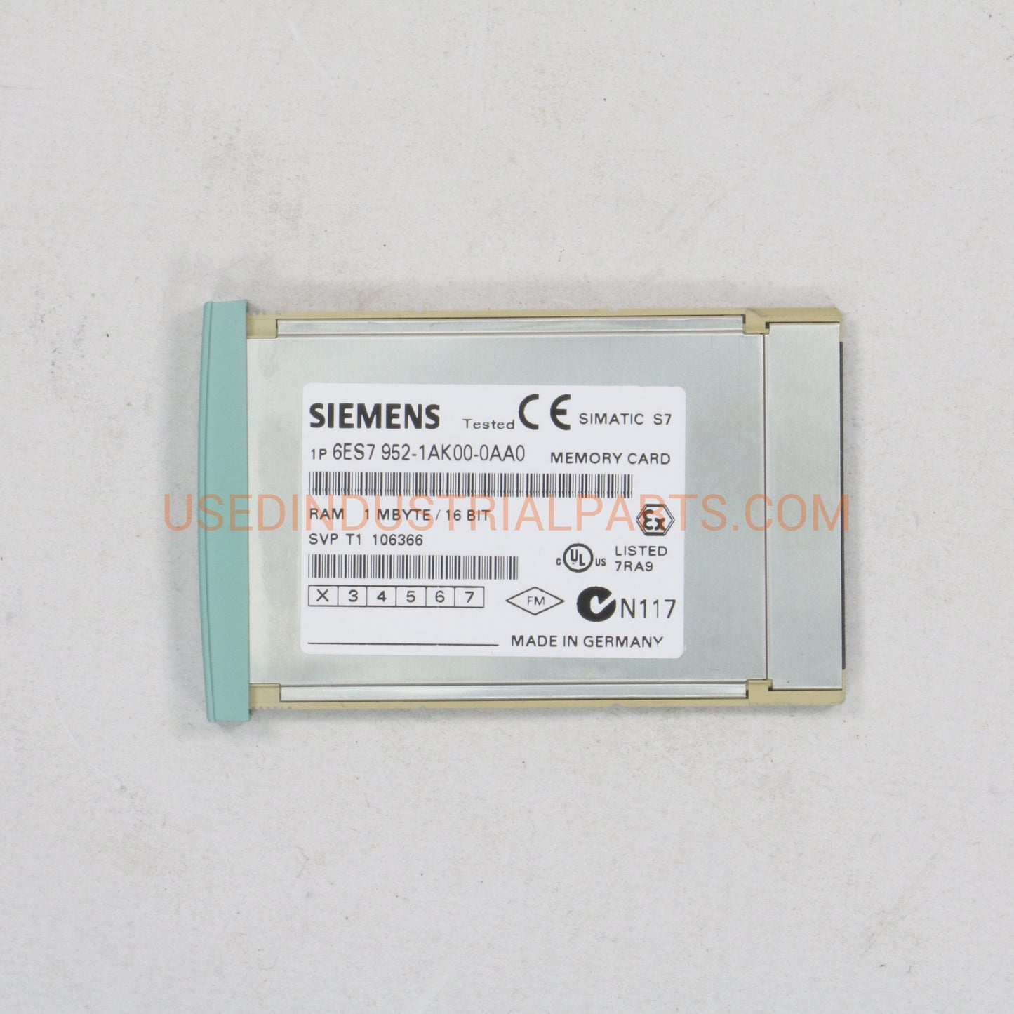 Siemens 6ES7952-1AK00-0AA0 RAM Memory Card-RAM Memory Card-AE-03-06-Used Industrial Parts