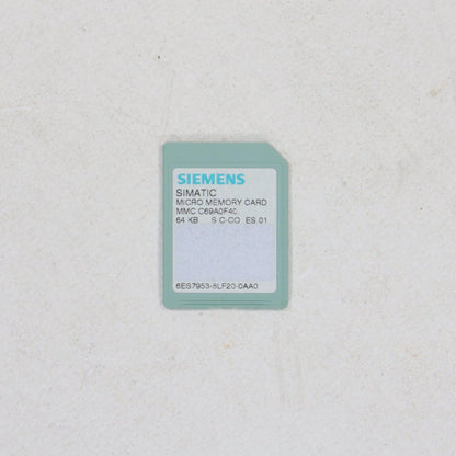 Siemens 6ES7953-8LF20-0AA0 Micro Memory Card-Micro Memory Card-Used Industrial Parts