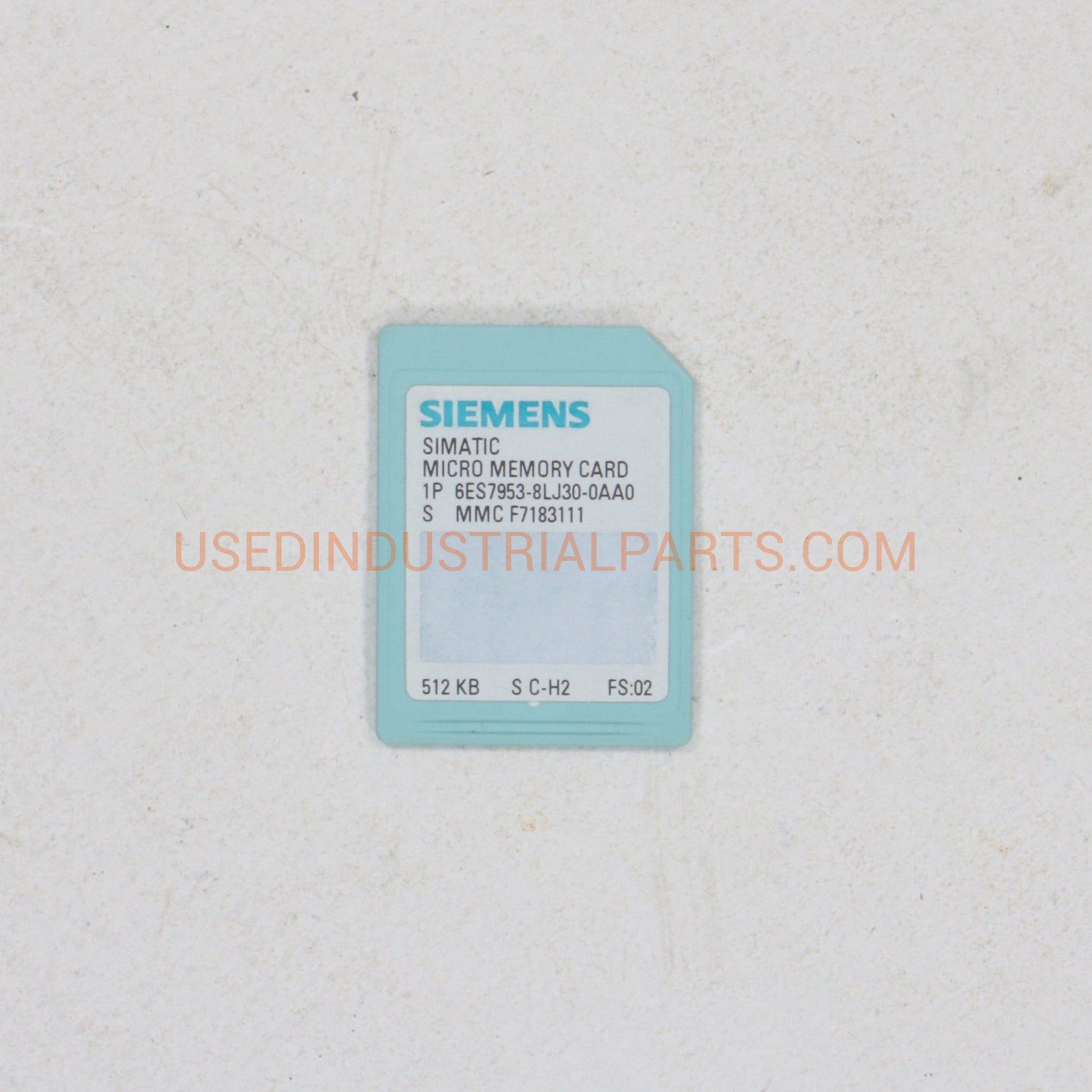 Siemens 6ES7953-8LJ30-0AA0 Micro Memory Card-Micro Memory Card-AE-03-04-Used Industrial Parts