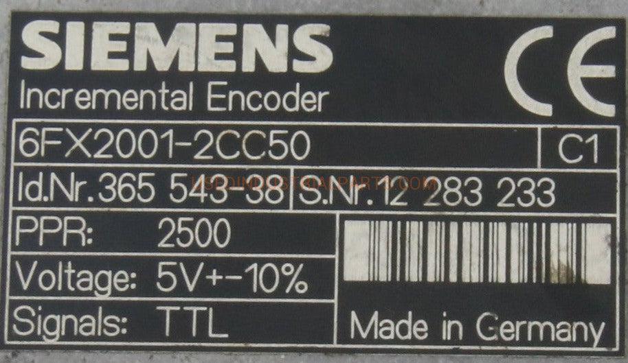 Siemens 6FX2001-2CC50 Incremental Encoder-Incremental Encoder-CD-03-08-Used Industrial Parts