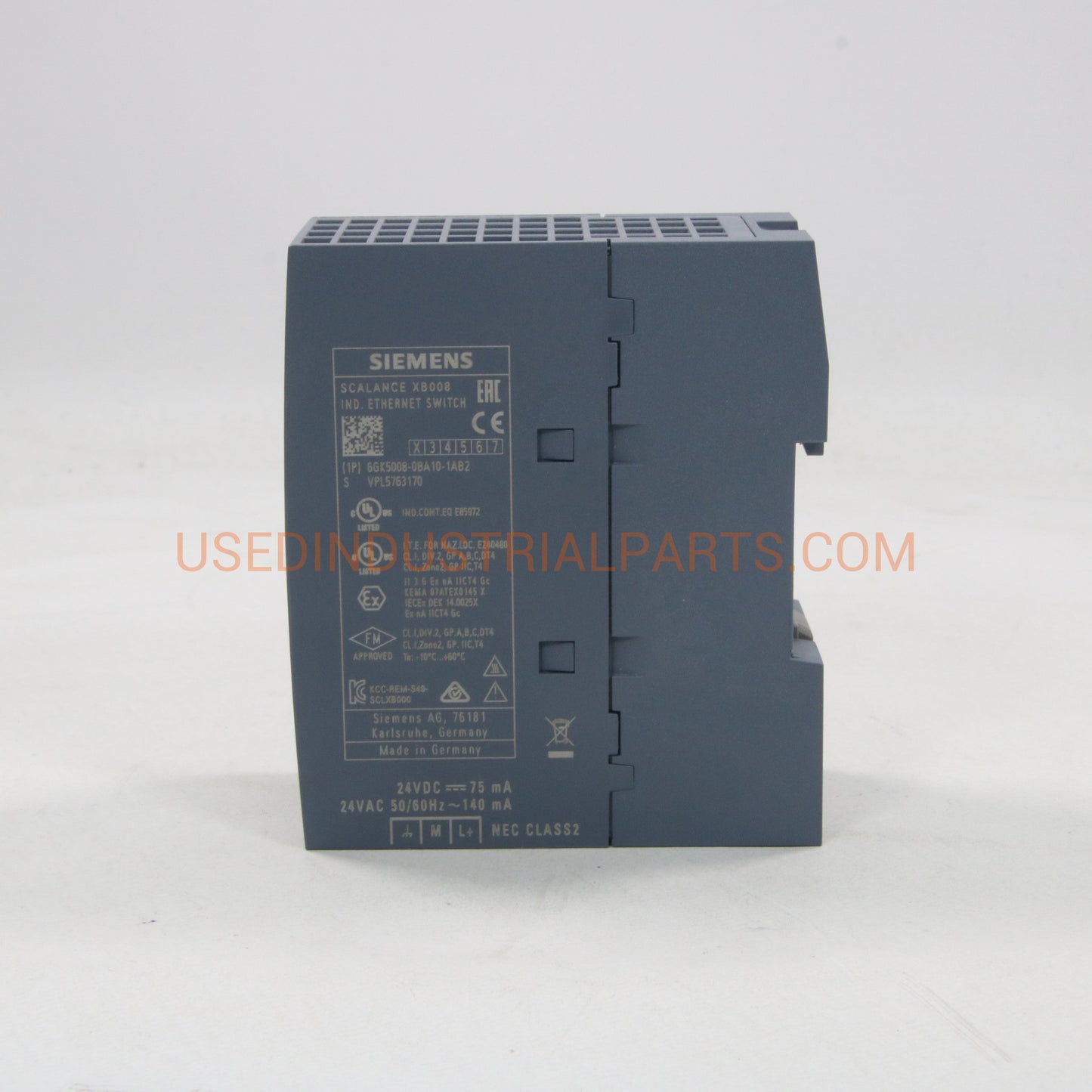 Siemens 6GK5008-0BA10-1AB2 Scalance XB008 Industrial Ethernet Switch-Unmanaged Ethernet Switch-AD-07-03-Used Industrial Parts