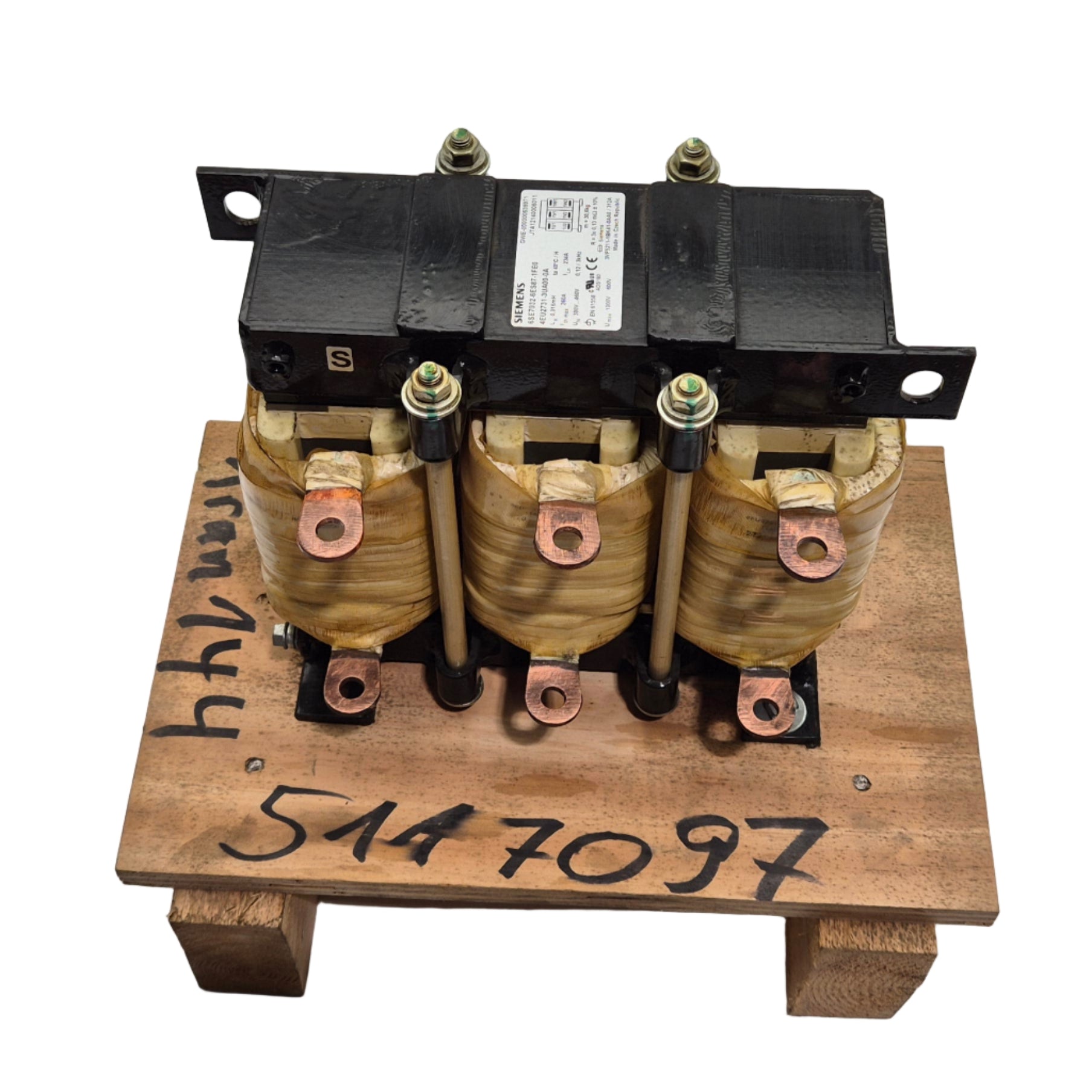 Siemens 6SE7032-6ES87-1FE0 Output Reactor-Output Reactor-Used Industrial Parts