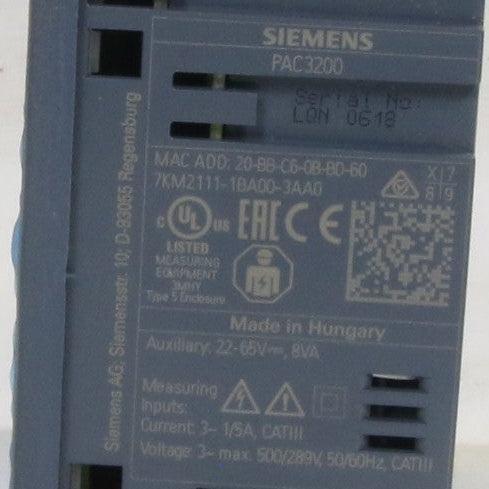 Siemens 7KM2111-1BA00-3AA0 Monitoring Device-Monitoring Device-Used Industrial Parts