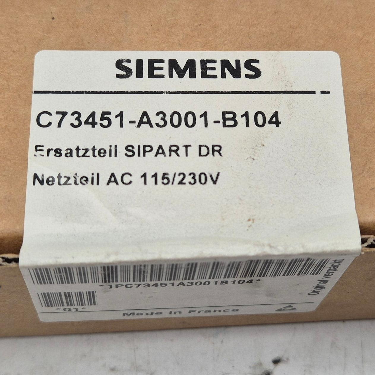 Siemens C73451-A3001-B104 Power Supply-Power Supply-Used Industrial Parts