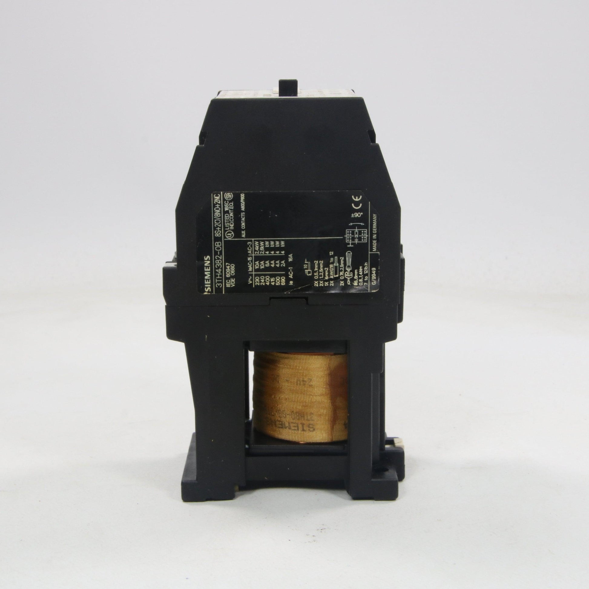 Siemens Contactor Relay 3TH4382-OB-Contactor Relay-Used Industrial Parts