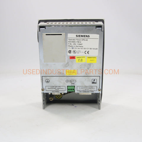 Image of Siemens Coros Operator Panel OP5-A2-Operator Panel-AC-02-07-Used Industrial Parts