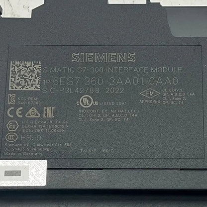 Siemens IM-S IM360 Interface Module - 6ES7 360-3AA01-0AA0-Interface Module-Used Industrial Parts