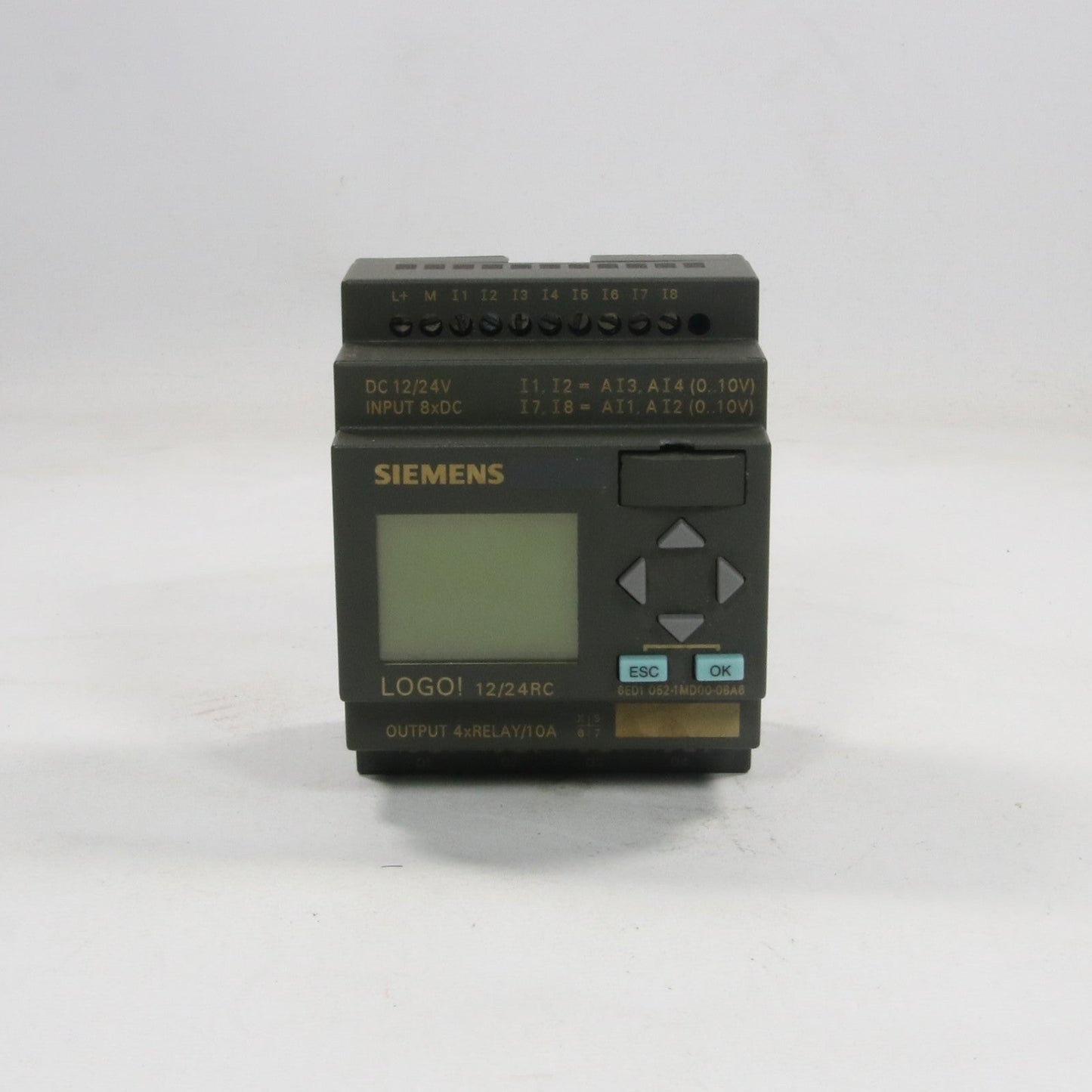 Siemens LOGO! 12/24RC 6ED1 052-1MD00-0BA6 Logic Module-Logic Module-Used Industrial Parts
