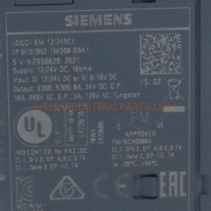 Siemens LOGO! 1P 6ED1052-1MD08-0BA1 Logic Module-Logic Module-AE-07-07-01-Used Industrial Parts