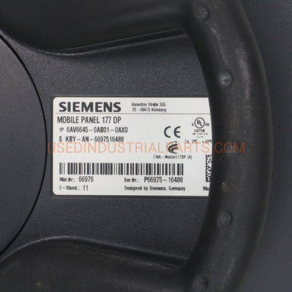 Siemens Mobile Panel 177 DP-Mobile Panel-AC-02-07-Used Industrial Parts