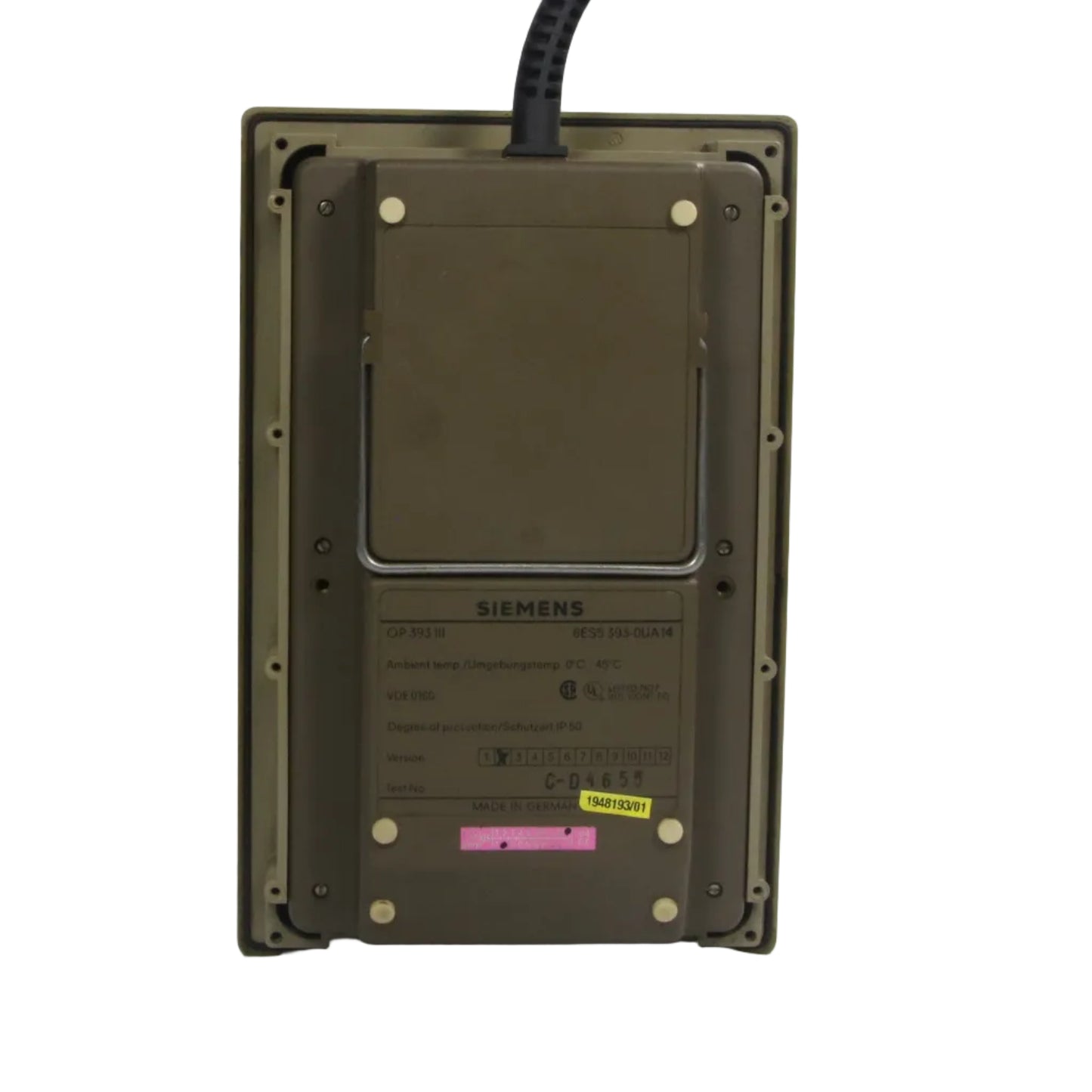 Siemens OP 393 III 6ES5 393-0UA14 Operator Panel-Operator Panel-Used Industrial Parts