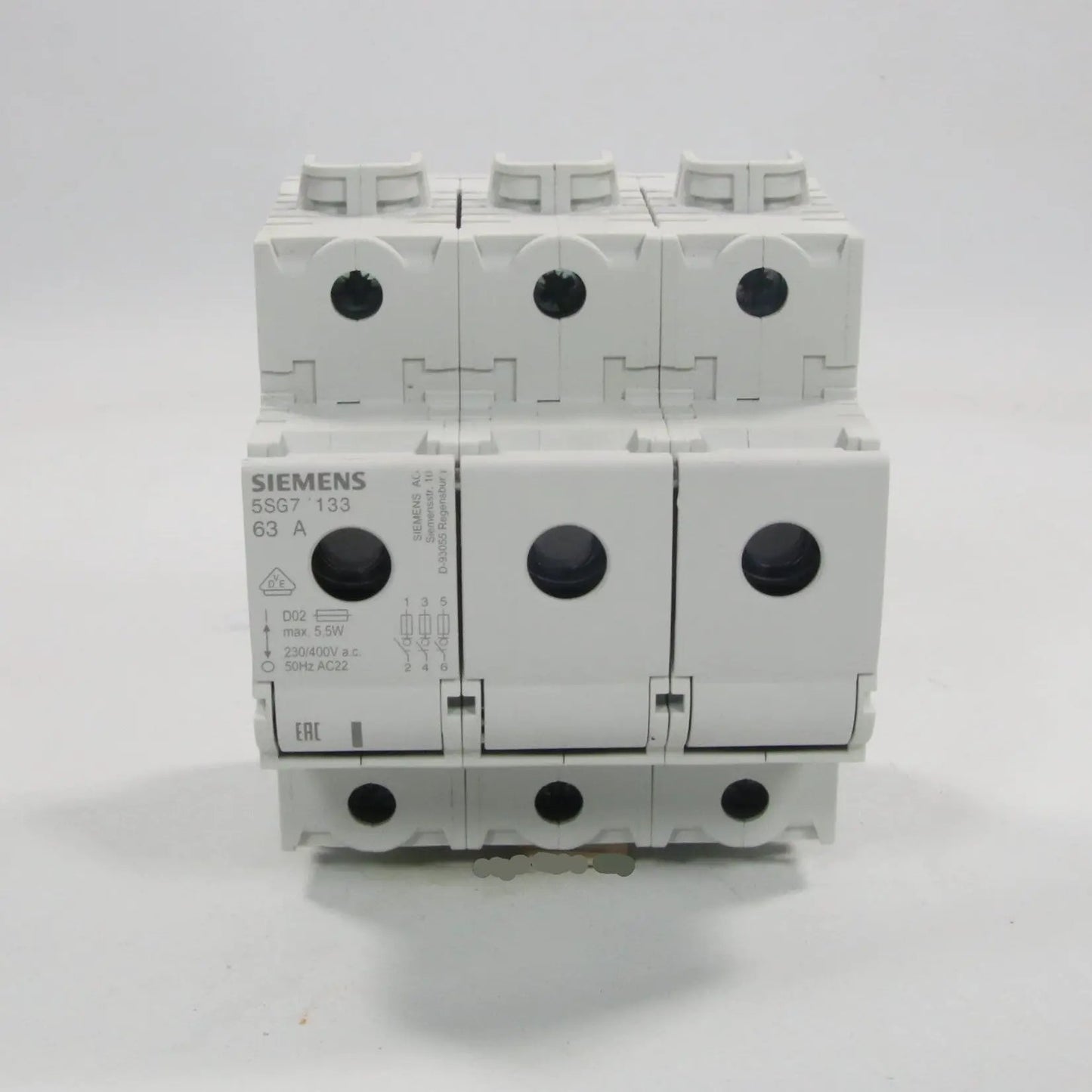 Siemens Sentron 5SG7 133 Fused Switch Disconnector-Fused Switch Disconnector-Used Industrial Parts