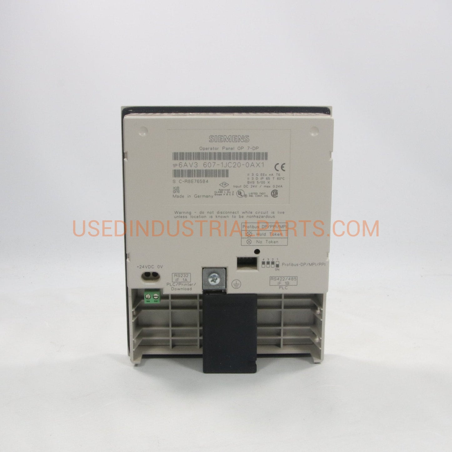 Siemens Simatic 6AV3 607-1JC20-0AX1 Operator Panel OP 7-DP-Operator Panel-AC-01-06-01-Used Industrial Parts