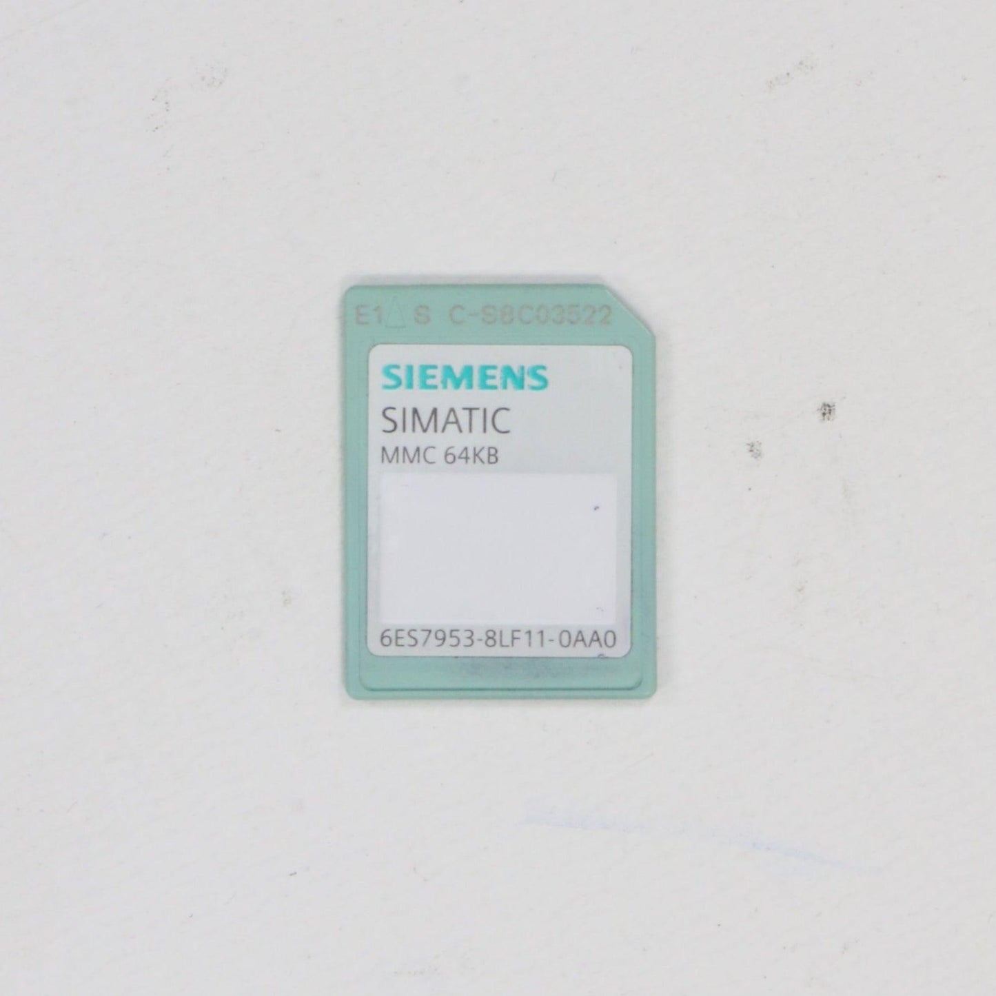 Siemens Simatic 6ES7 953 8LF11 0AA0 64KB SD Memory Card-SD Memory Card-Used Industrial Parts