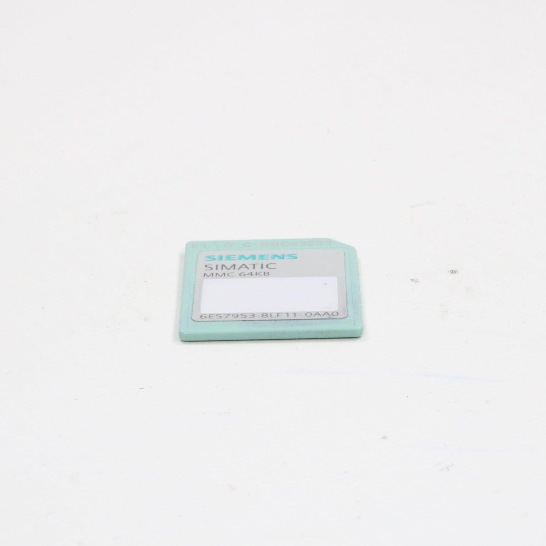 Siemens Simatic 6ES7 953 8LF11 0AA0 64KB SD Memory Card-SD Memory Card-Used Industrial Parts