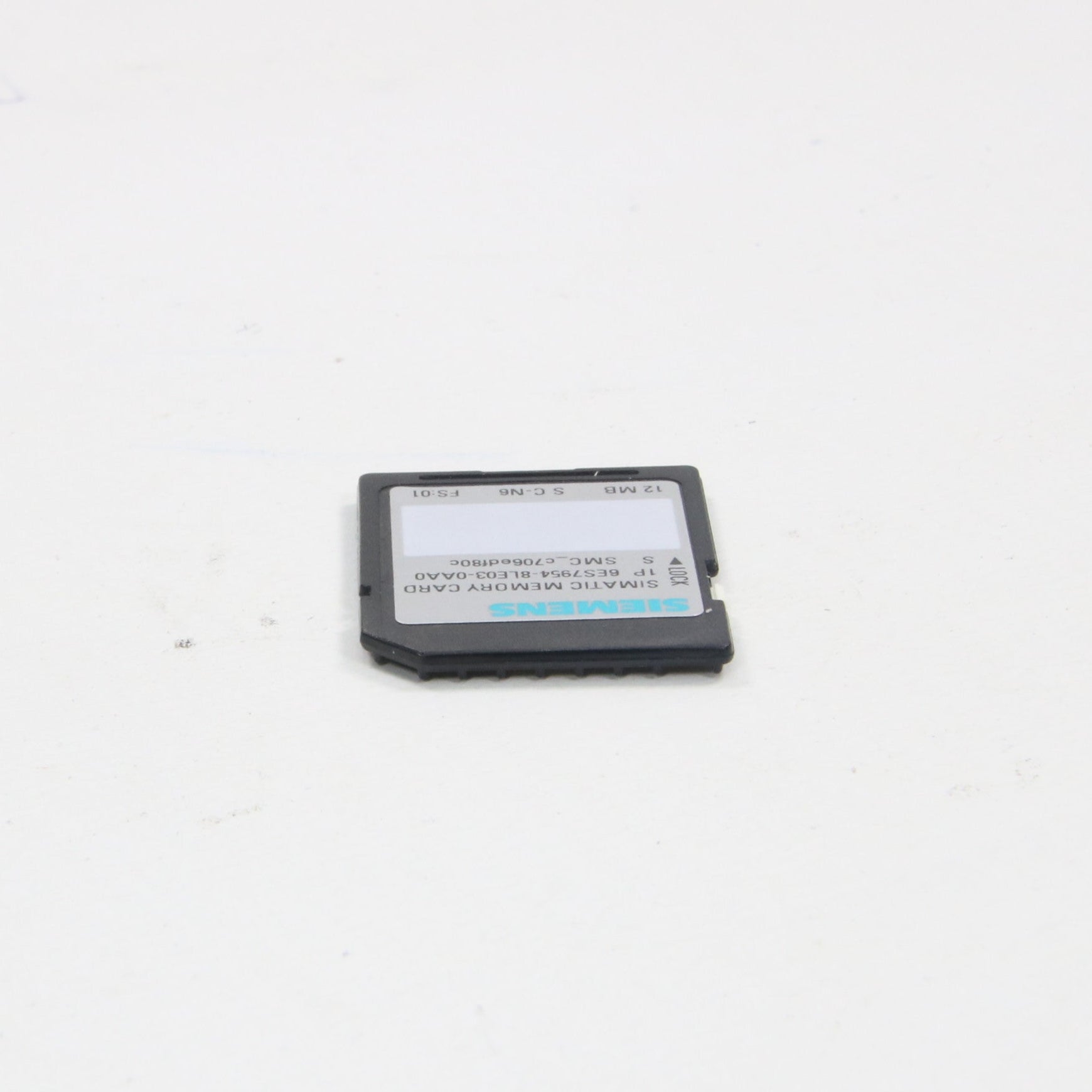 Siemens Simatic 6ES7 954 8LE03 0AA0 12MB SD Memory Card-SD Memory Card-Used Industrial Parts