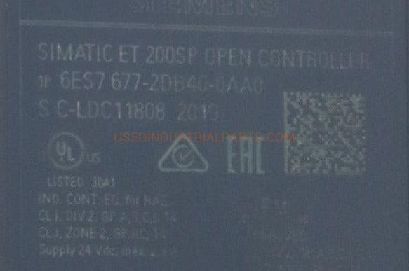 Siemens Simatic ET 200SP 6ES7 677-2DB40-0AA0 Open Controller-Open Controller-AC-06-04-Used Industrial Parts