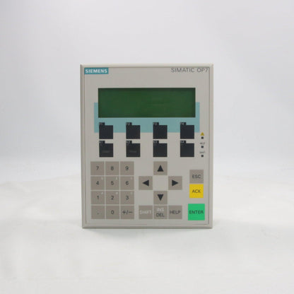 Siemens Simatic OP 7-DP 6AV3 607-1JC20-0AX1 Operator Panel-Operator Panel-Used Industrial Parts