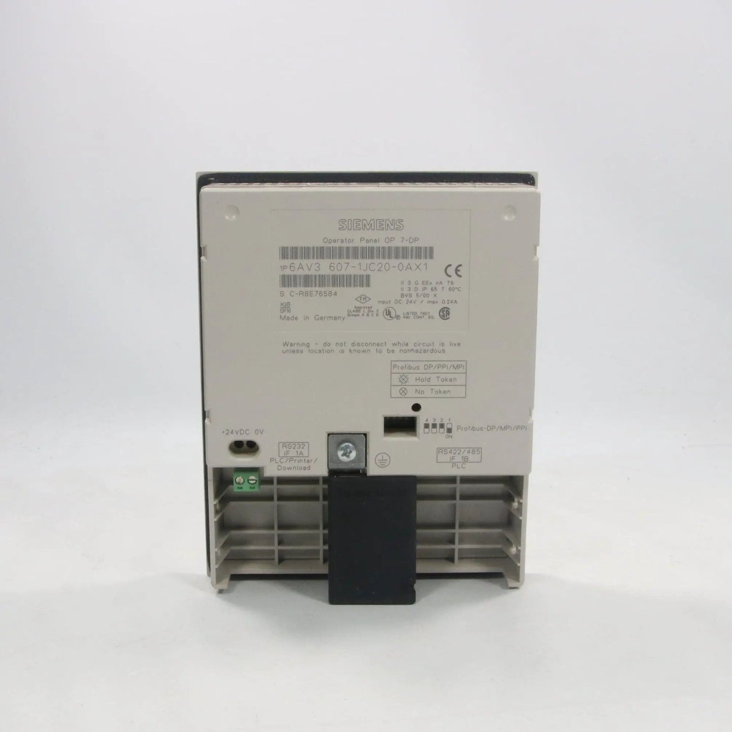 Siemens Simatic OP 7-DP 6AV3 607-1JC20-0AX1 Operator Panel-Operator Panel-Used Industrial Parts