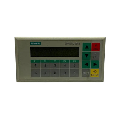 Siemens Simatic OP3 Operator Panel - 6AV503-1DB10-Used Industrial Parts