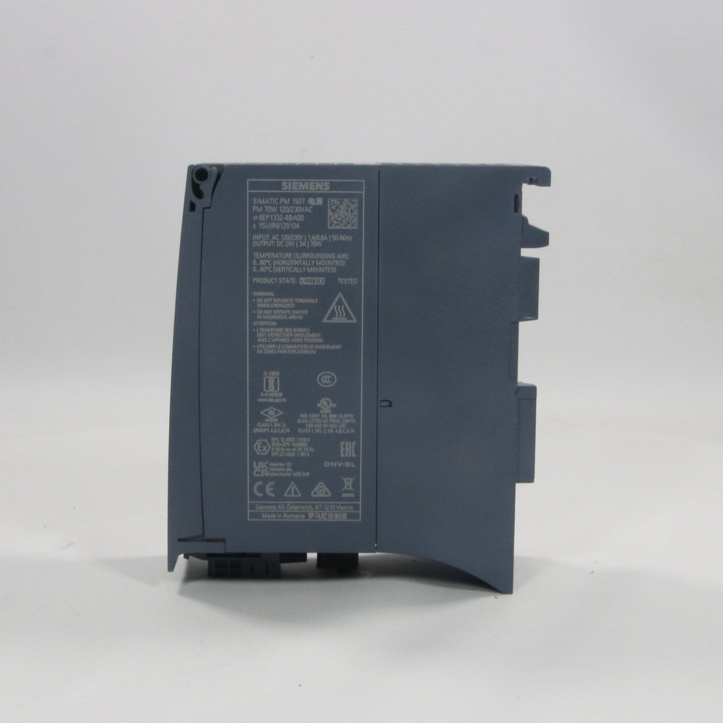 Siemens Simatic PM 1507 Stabilised Power Supply 6EP1332-4BA00-Stabilised Power Supply-Used Industrial Parts