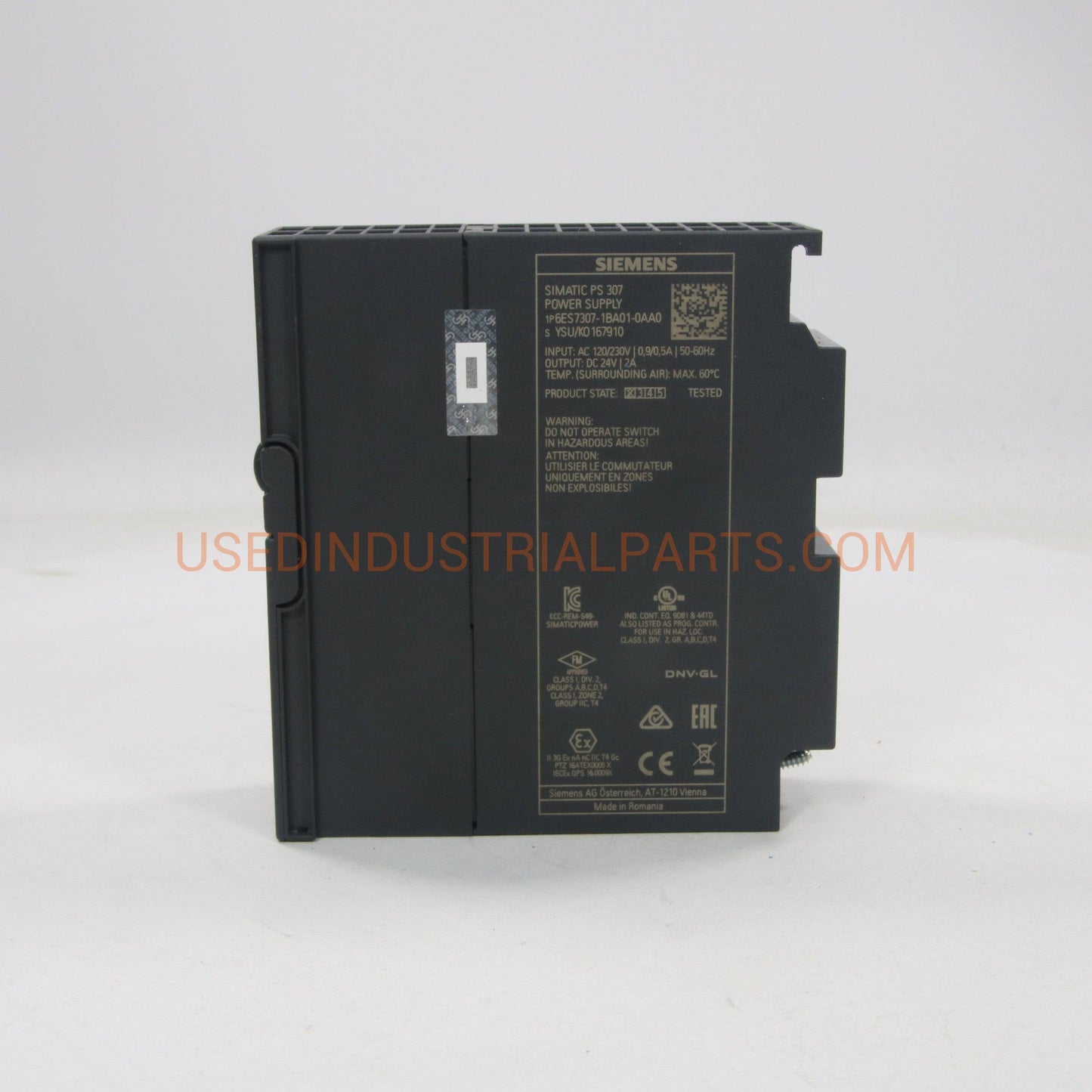 Siemens Simatic PS 307 Power Supply 6ES7307-1BA01-0AA0-Power Supply-AD-03-07-Used Industrial Parts