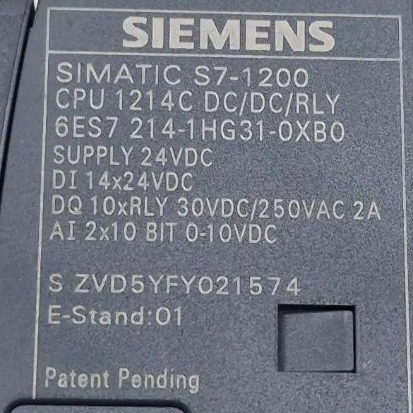 Siemens Simatic S7-1200 Compact CPU Module - 6ES7 214-HG31-0XB0-Compact CPU Module-Used Industrial Parts