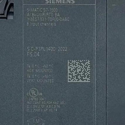 Siemens Simatic S7-1500 Analog Input Module - 6ES7 531-7QF00-0AB0-Analog Input Module-Used Industrial Parts