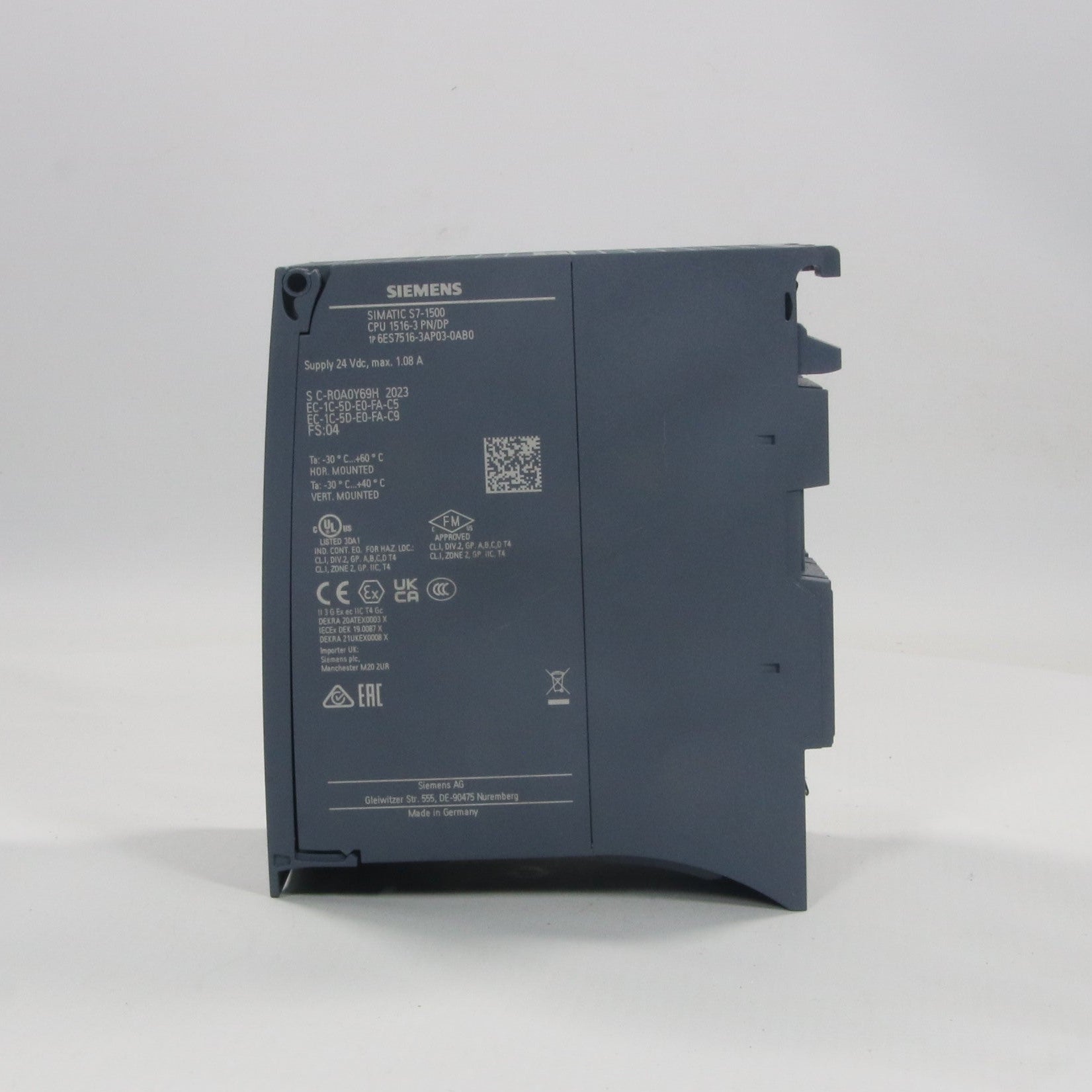 Siemens Simatic S7-1500 CPU 6ES7516-3AP03-0AB0-CPU-Used Industrial Parts