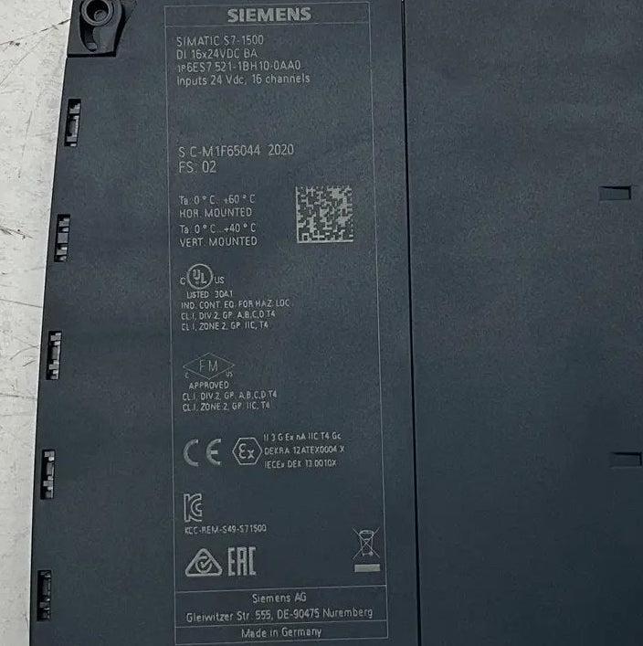 Siemens Simatic S7-1500 Digital Input Module - 6ES7 521-1BH10-0AA0-Digital Input Module-Used Industrial Parts