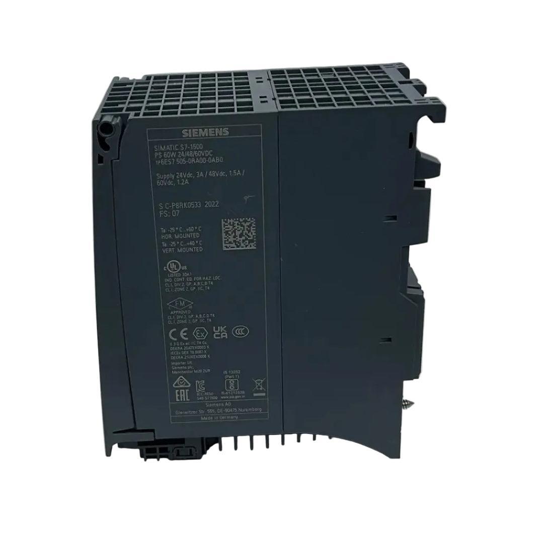 Siemens Simatic S7-1500 Power Supply Unit - 6ES7 505-0RA00-0AB0-Power Supply Unit-Used Industrial Parts