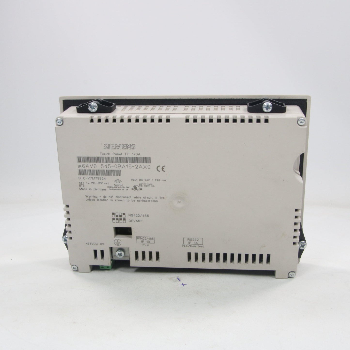 Siemens Simatic Touch Panel TP 170A-Operator Panel-Used Industrial Parts