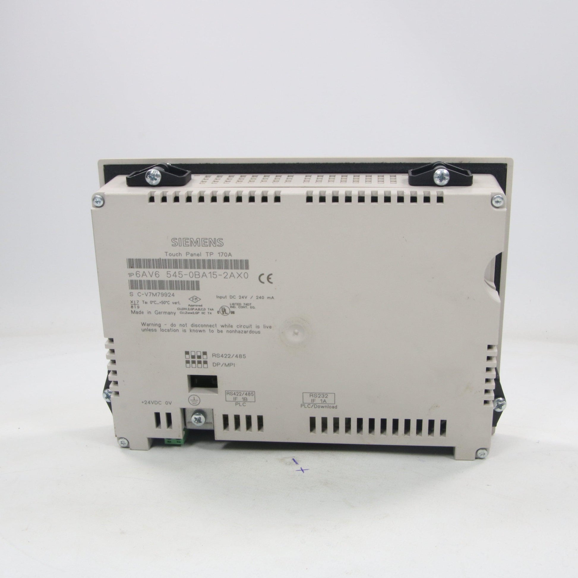 Siemens Simatic Touch Panel TP 170A-Operator Panel-Used Industrial Parts