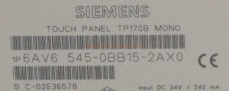 Siemens Simatic Touch Panel TP 170B-Operator Panel-AC-02-06-Used Industrial Parts