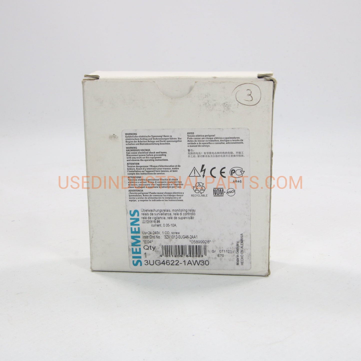 Siemens Sirius 3UG4622-1AW30 Digital Monitoring Relay-Digital Monitoring Relay-AC-07-03-Used Industrial Parts