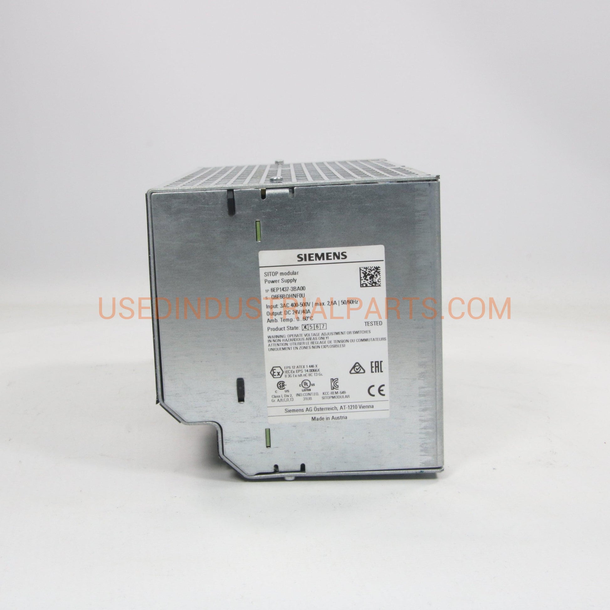 Siemens Sitop 6EP1437-3BA00 Power Supply-Power Supply-AD-01-02-Used Industrial Parts