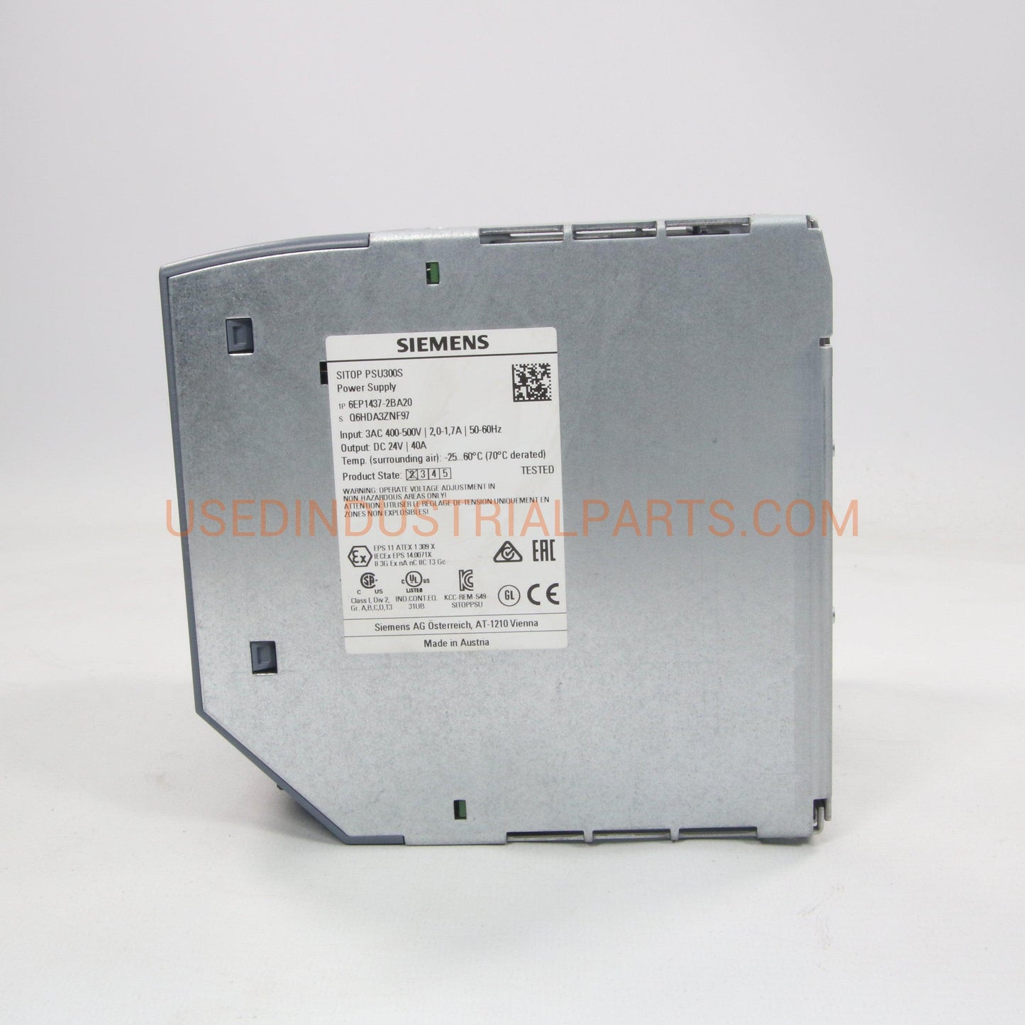 Siemens Sitop PSU300S Power Supply 6EP1437-2BA20-Power Supply-AB-01-02-Used Industrial Parts