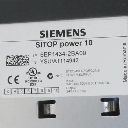 Siemens Sitop Power 10 6EP1434-2BA00 Stabilized Power Supply-Stabilized Power Supply-Used Industrial Parts