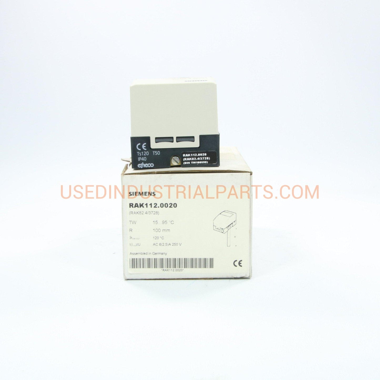 Siemens Thermostat RAK 112.0020-Electric Components-DB-03-08-Used Industrial Parts