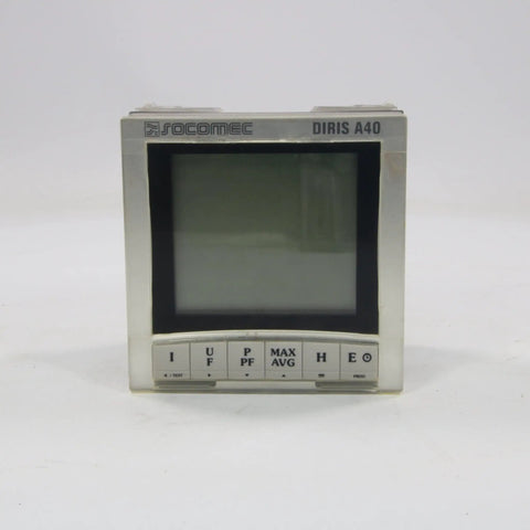 Socomec Diris A40 Panel Meter-Electric Components-Used Industrial Parts
