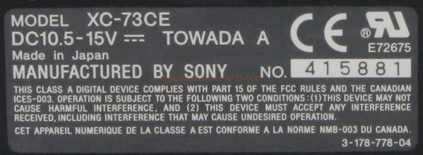 Sony XC-73CE Video Camera Module with Cosmicor Lens-CCD Video Camera Module-AD-06-03-Used Industrial Parts