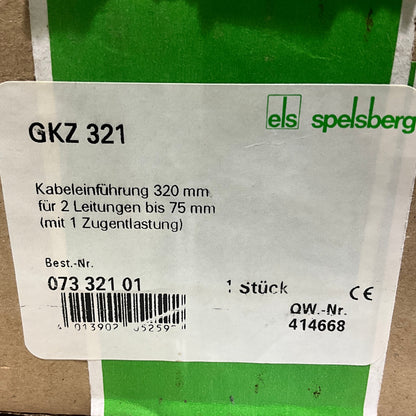 Spelsberg GKZ 321 Cable Entry-Cable Entry-Used Industrial Parts